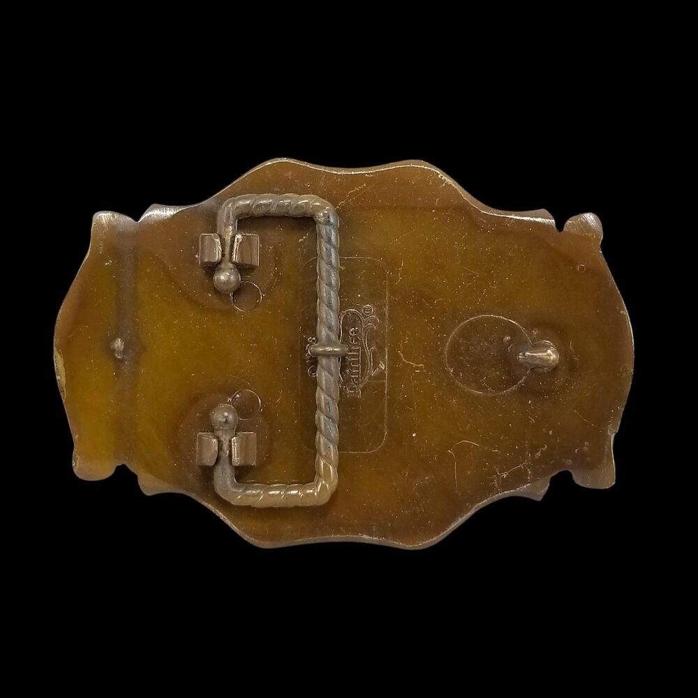 1978 Atlanta Falcons Helmet Vintage Belt Buckle, Raintree Brass Western Style - Picture 4 of 8